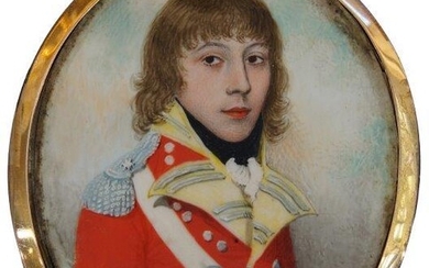 Circle of Jeremiah Steele, British c.1780-c.1826- Portrait...
