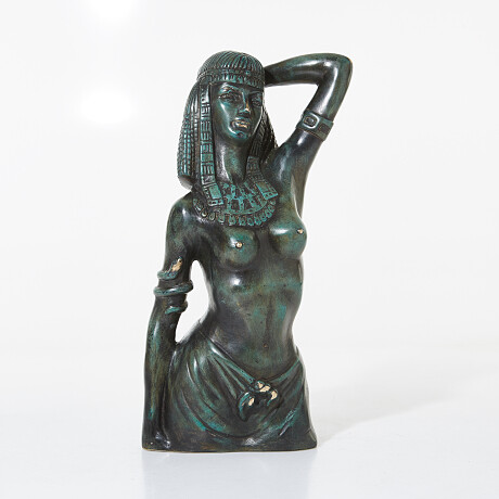 Cleopatra bronze sculpture Skulptur brons Cleopatra