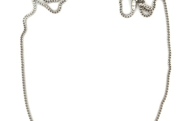 Collana oro bianco 18 kt - 5,7 gr - 50 cm - Necklace White gold