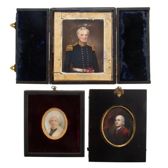 Collection of 3 Miniatures: Peters/Miller Family