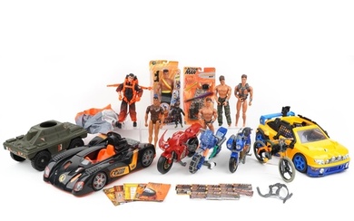 Collection of vintage and later Action Man toys including ac...