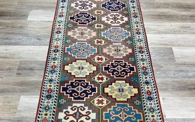 Colorful antique Turkish Runner-5152