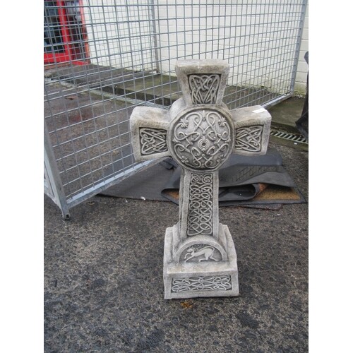 Concrete Celtic Cross.