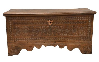 Continental Oak Dowry Chest