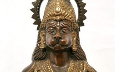 Copper statuette of God Hanuman