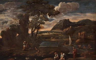 Crescenzio d'Onofrio (1632-1698/1712) (Seguace) - Paesaggio