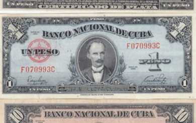 Cuba 1-20 Pesos 1949 (4 pcs)