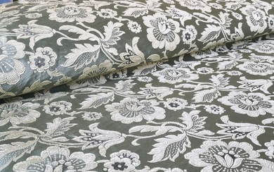 Damask bedspread. Vintage, baroque - Cotton, Silk - Second half 20th century