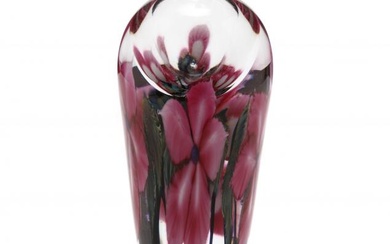 David Lotton, Paperweight Art Glass Vase
