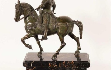 Del Verrocchio, Andrea (D'après) - Equestrian statue of Bartolomeo Colleoni - Fin XIXe