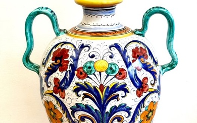 Deruta - Vase - Large vase with handles - Porcelain