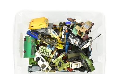 Diecast - a large collection of assorted unboxed diecast mod...
