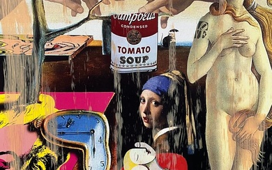 Dillon Boy (1979) - Dillon Boy x Pablo Picasso x Botticelli Nude Venus Graffiti Pop Art