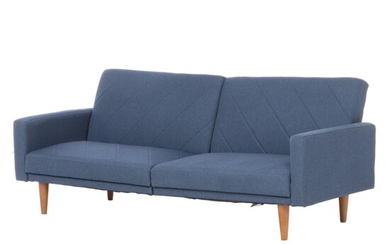 Dorel Home Furnishings Modernist Style Upholstered Split-Back Futon