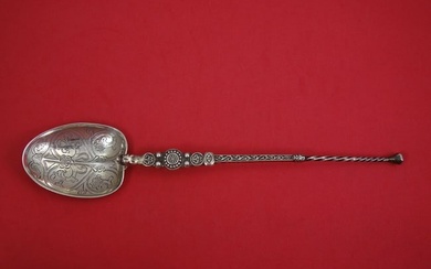 English Sterling by Levi and Salaman Sterling Serving Spoon 1901 9 7/8"