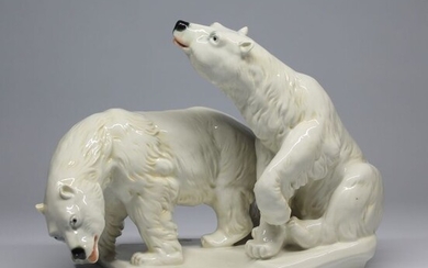 Ens - Art Deco Polar Bears