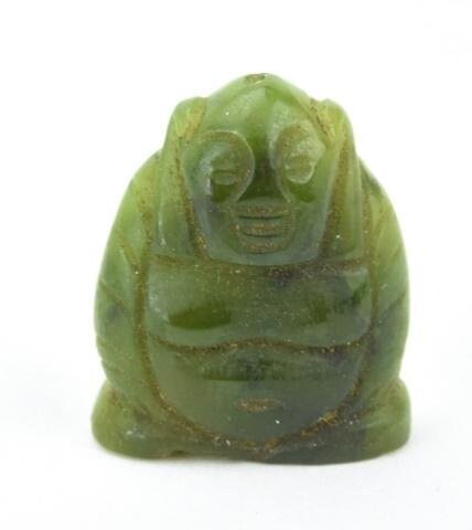 Estate Chinese Nephrite Jade Buddha Pendant