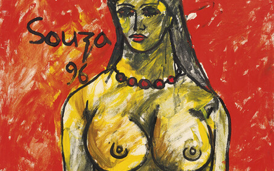FRANCIS NEWTON SOUZA (1924-2002) Untitled (Nude)
