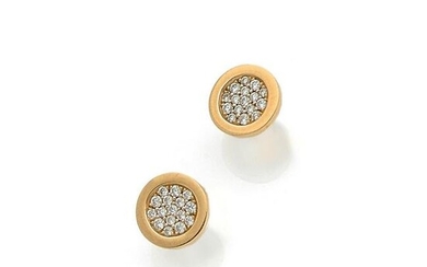 FRED, Paris Pair of studs in 18K yellow gold (750‰
