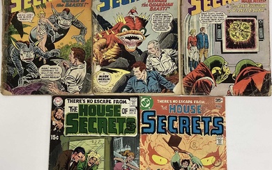Five 1960's and 70's DC Comics, House of Secrets #29 #48 #50 #85 #150