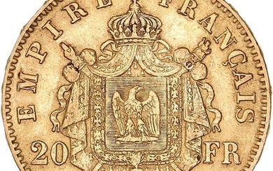 France. Napoléon III (1852-1870). 20 Francs 1867-BB, Strasbourg