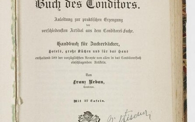 Franz Urban: "Das Buch des Conditors