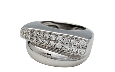 Fred - 18 kt. White gold - Ring - 0.65 ct Diamonds