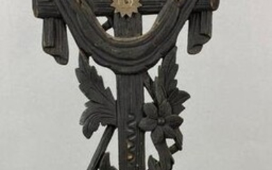 Freemasonry Wood Carved Crucifix
