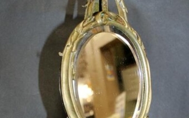 French bronze vanity mirror
