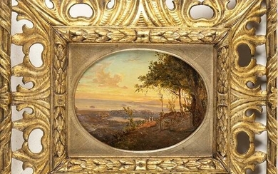 GIACINTO GIGANTE (Naples, 1806 - 1876): Ischia harbour