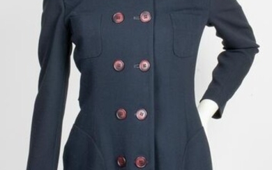 Gemma for Savvy Black Wool Dress & Jacket Set, 2
