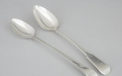 George III Silver Bead Pattern Serving Spoon, Thomas
