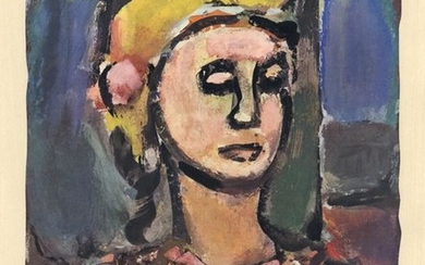 Georges Rouault lithograph "Margot"