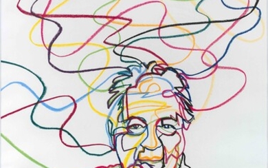 Gérard FROMANGER (1939-2021) Portrait de Gilles Ouaki, 2010, série «Amis». Pastels gras sur papier signé...