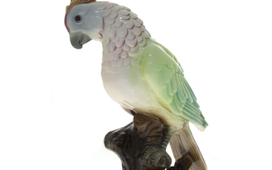 Goebel Porcelain Large Parrot Figure.