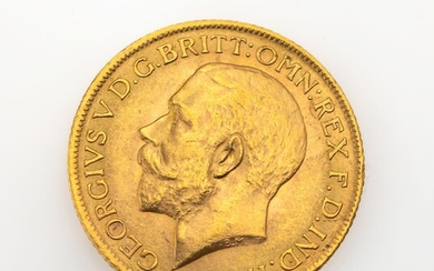 Gold coin, Sovereign , Great Britain, 1913 ,...