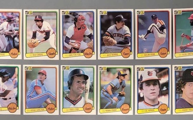 Great group of 1983 Donruss baseball HOFers rookies and star cards