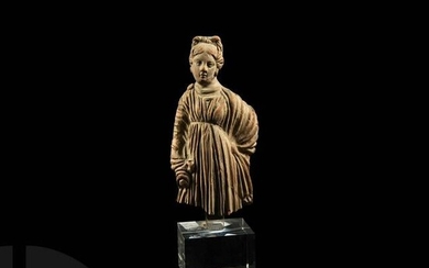 Greek Italic Terracotta Figure of a Lady