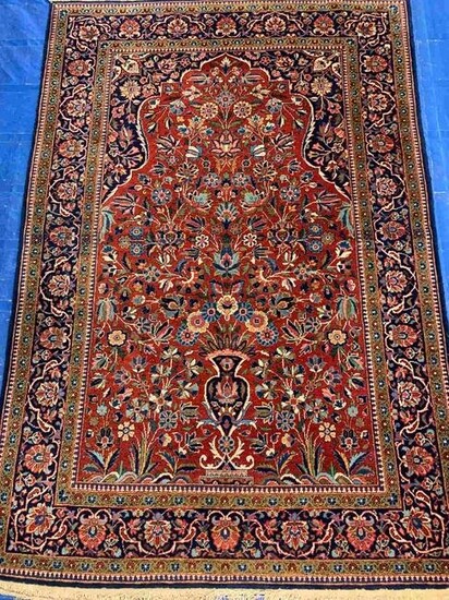 Hand Knoted Persian Kashan Rug 3x5 ft #13
