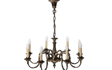 Hanging lamp, in baroque style