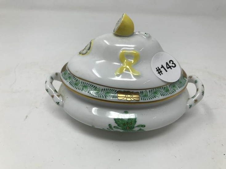Herend Chinese Green Bouquet Tureen