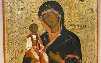 Icon, Mother of God with three hands - Wood - Second half 19th century