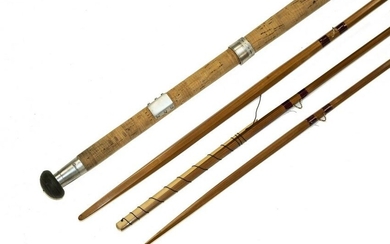 J.S. SHARPE OF ABERDEEN 12' IMPREGNATED BAMBOO ROD WITH