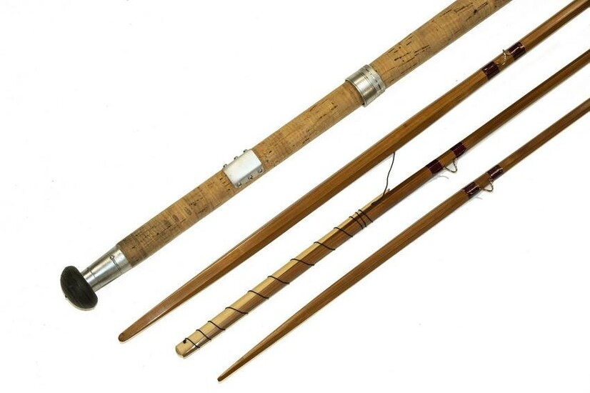 J.S. SHARPE OF ABERDEEN 12' IMPREGNATED BAMBOO ROD WITH