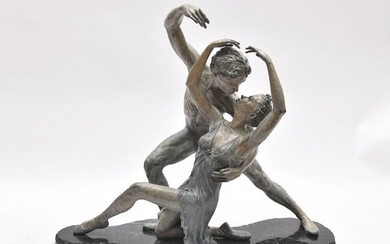 Jerry Joslin, American (1942-2005), Dancers, bronze