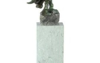 Jits Bakker (1937-2014) Bronze sculpture of a bucking