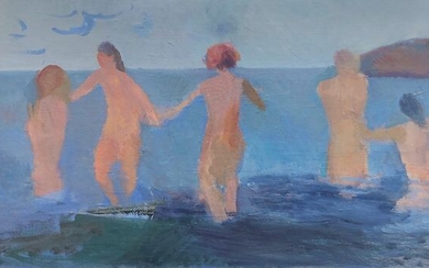 Josep Maria Prim (1907-1973) - Bañistas desnudas