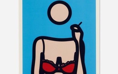 Julian Opie, Ruth with Cigarette 4