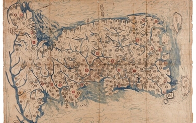 KOREA | Manuscript map, [twentieth century]