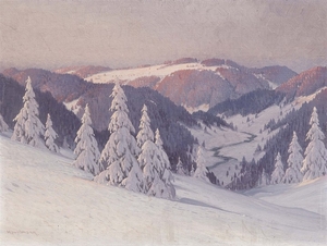 Karl Hauptmann, Winter Landscape
